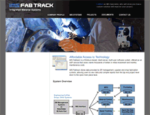 Tablet Screenshot of imsfabtrack.com